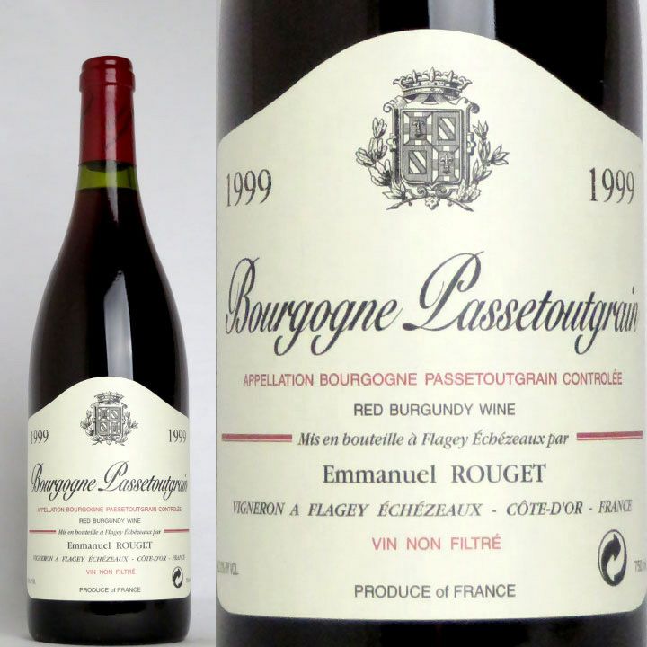 エマニュエル・ルジェ　ブルゴーニュ　パストゥグラン　1999 | ワイングロッサリー