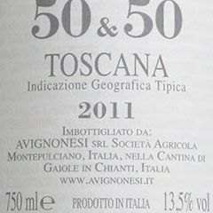 カパンネッレ＆アヴィニョネージ 50＆50 2011 | ワイングロッサリー