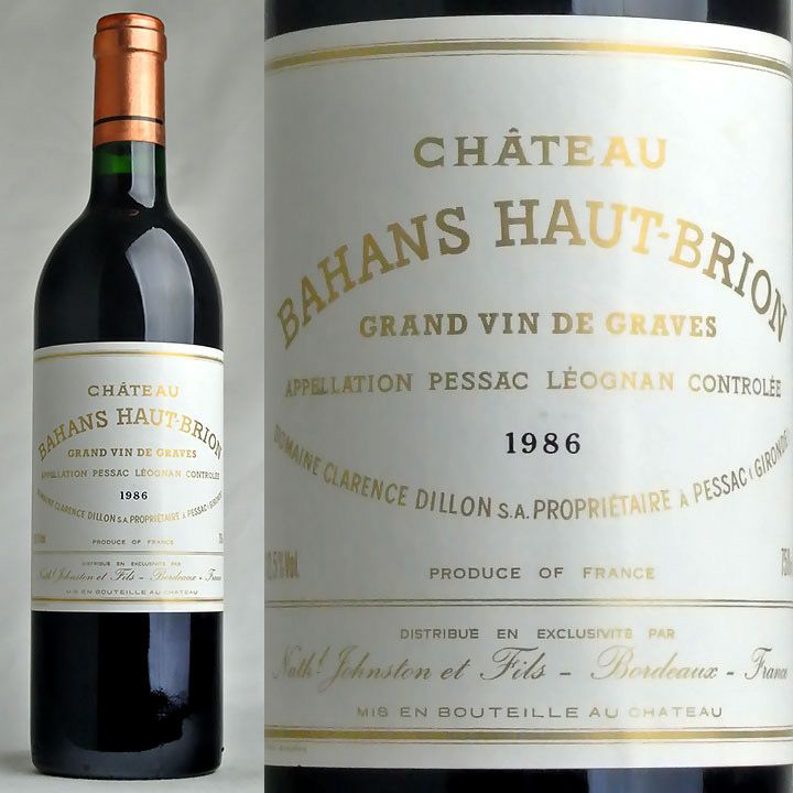 chateau haut brion 1982年 シャトーブリオン 白 ソムリエ監修 