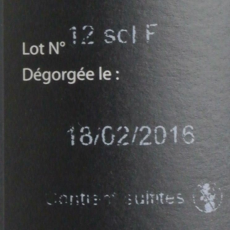 ユリス・コラン レ・マイヨン ブラン・ド・ノワール エクストラ