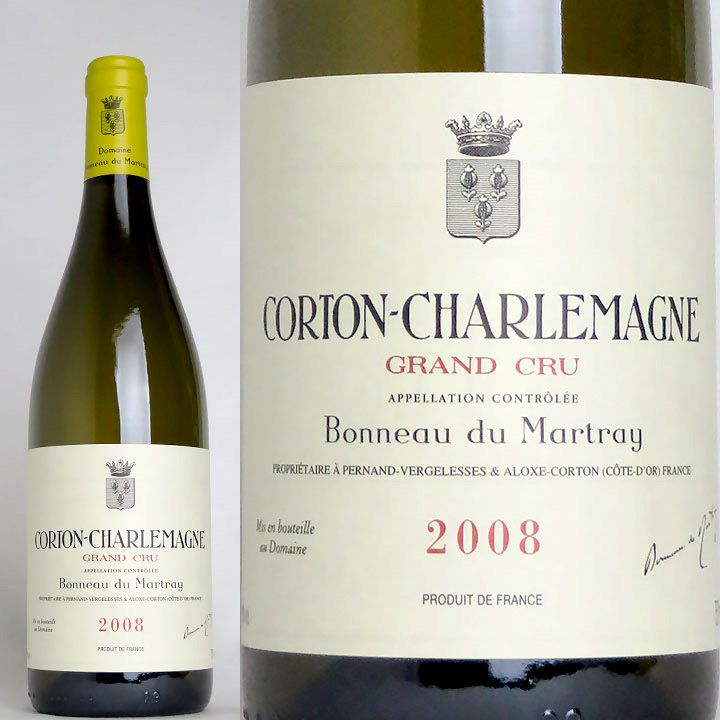 ボノー・デュ・マルトレイ　コルトン・シャルルマーニュ　グラン・クリュ　2008 | ワイングロッサリー