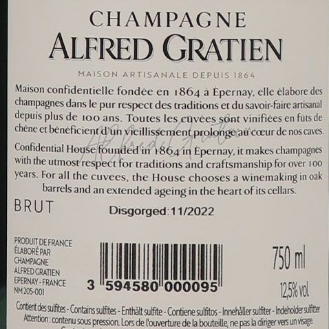 アルフレッド・グラシアン ブリュット NV | ワイングロッサリー