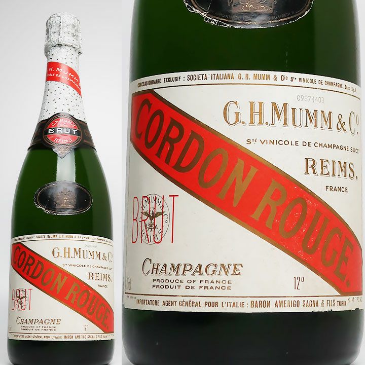 G.H.マム コルドン・ルージュ　ブリュット NV 70～80年代デゴルジュ | ワイングロッサリー